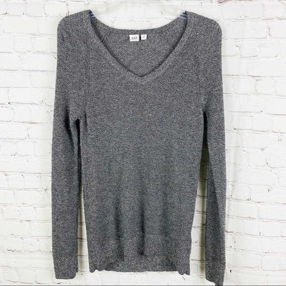 Gap Black White Salt'n'Pepper Oversized Sweater